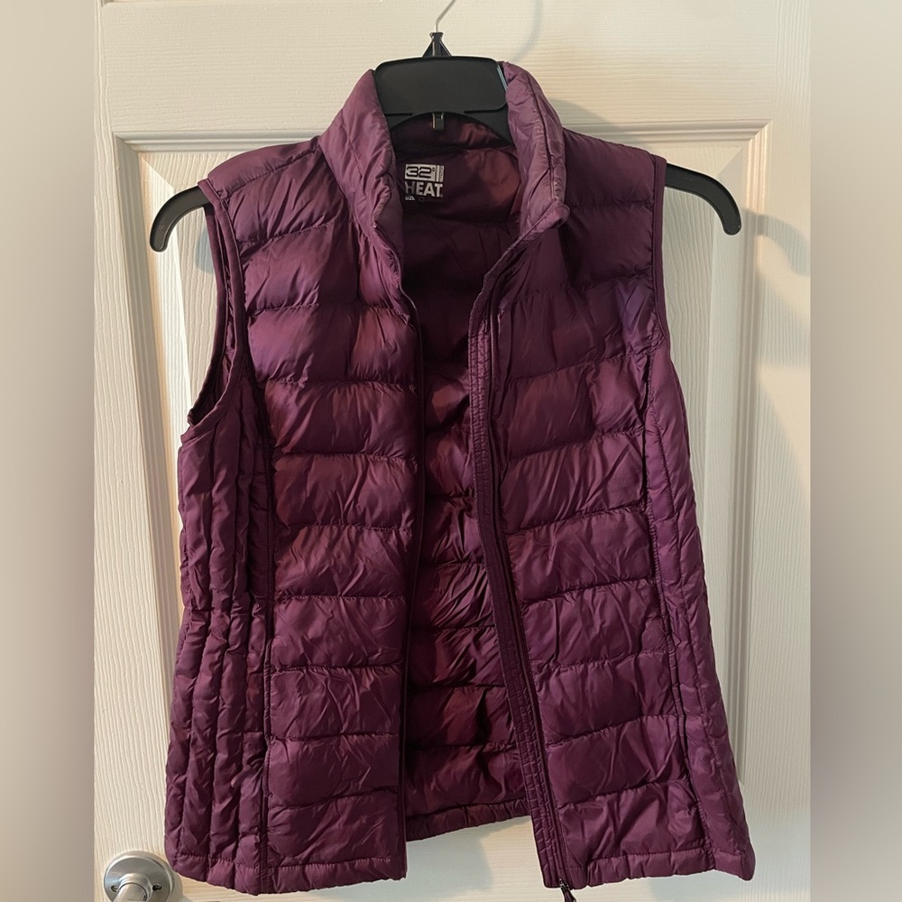 Packable Puffer 32 Degree Vest Purple Lightweight
